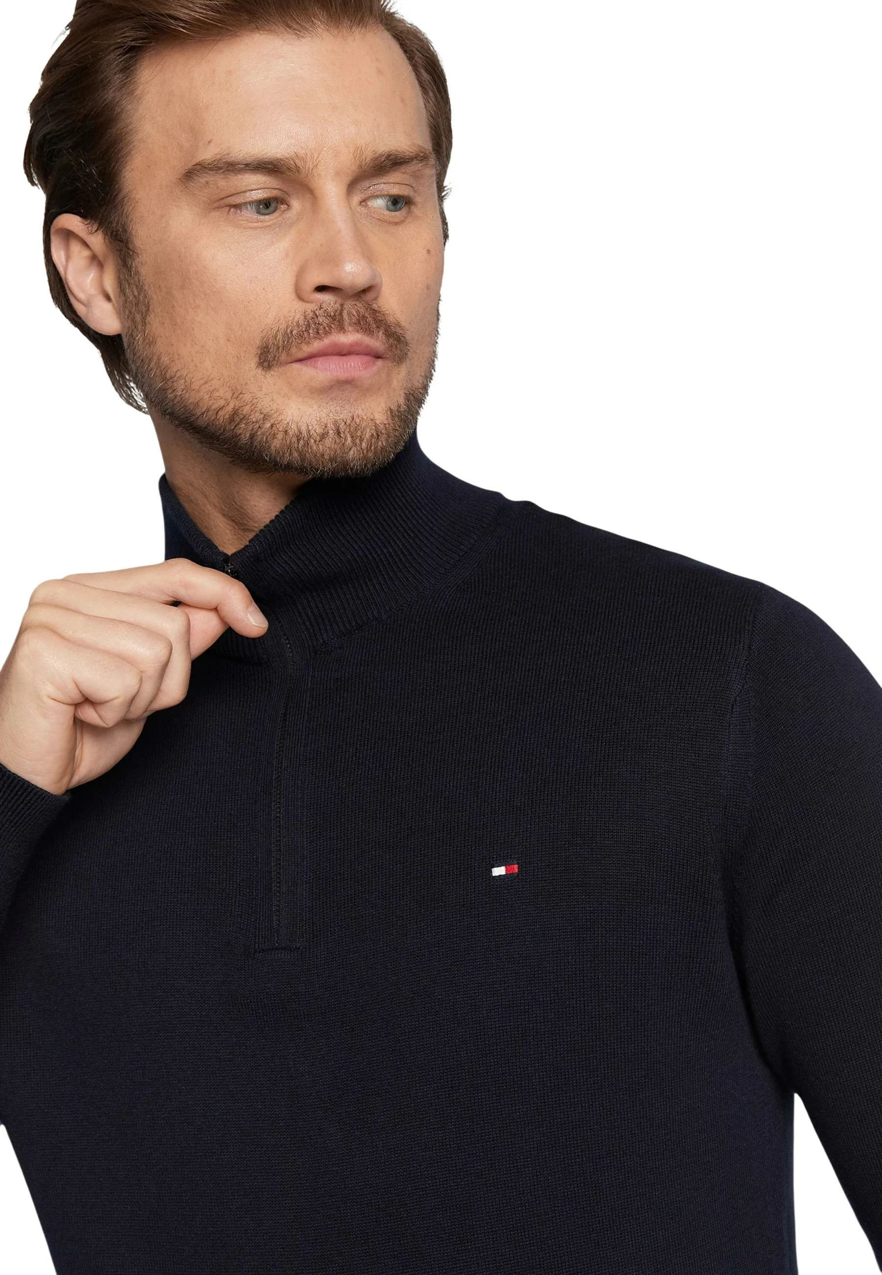 Xhemper për meshkuj Tommy Hilfiger MW0MW28049, blu e errët [Madhësia: XL]
