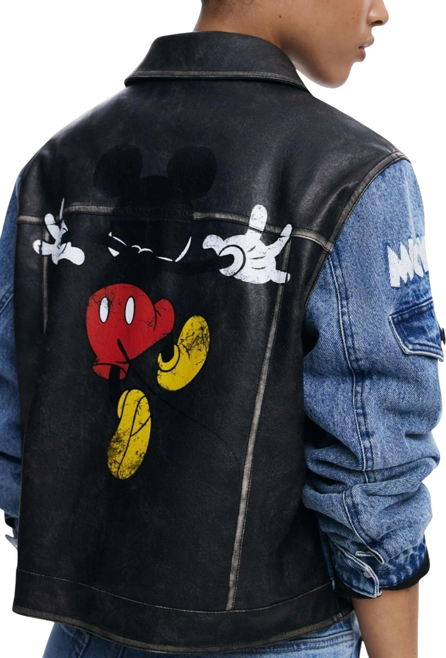 Jakne për femra Desigual CHAQ_CONSTRAS 25WWED16, denim [Madhësia: L]