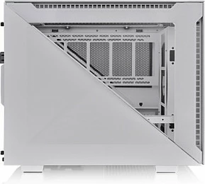 Kasë Thermaltake Divider 200 TG Snow, Micro Tower, xham i temperuar, e bardhë