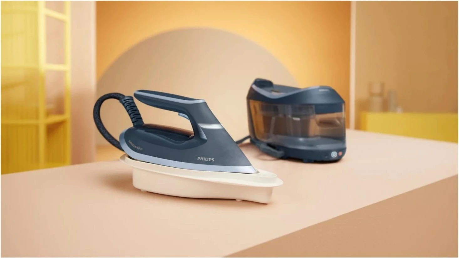 Hekur me avull Philips PerfectCare 6000 PSG6042/20, ngjyrë blu