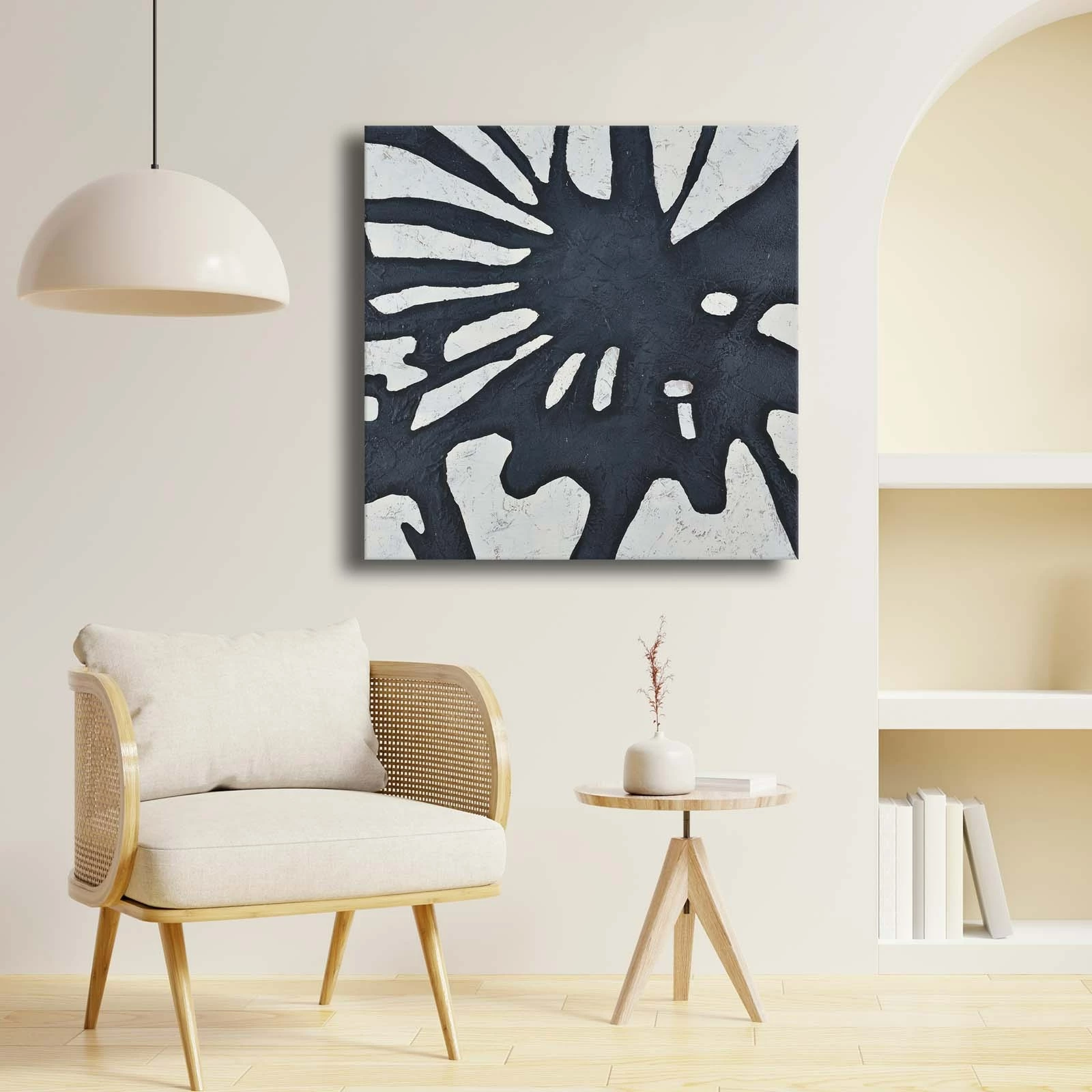 Pikturë dekorative në kanavacë Wallity, 6969softc-025, shumëngjyrëshe, 69x69cm