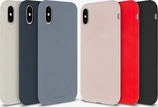 Mbështjellës Mercury Goospery për Samsung Galaxy A21 (A215), silikon, i zi