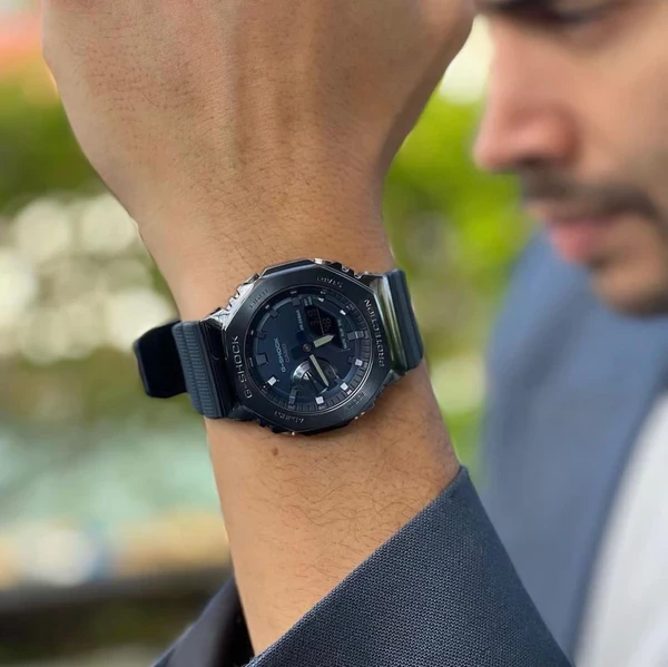 Orë dore G-SHOCK GM-2100N-2A, e kaltër