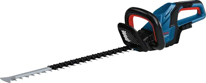 Gërshërë akumulatori për gardh Bosch GHE 18V-60 Professional, 18V, teh 60 cm, solo (pa bateri/karikues), blu