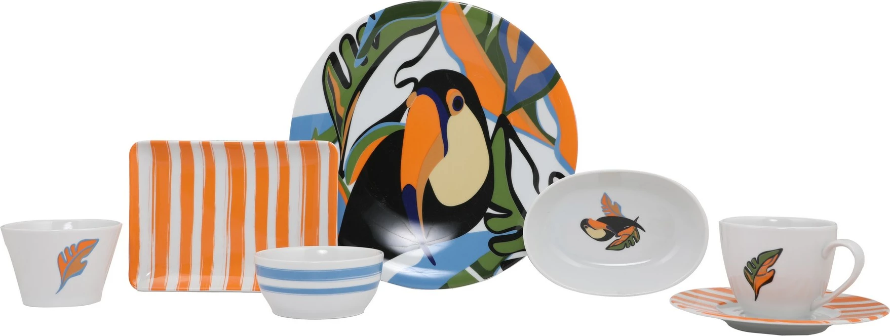 Set mëngjesi 32 pjesësh, Hermia Concept, shumëngjyrësh, ZG32KH60012023