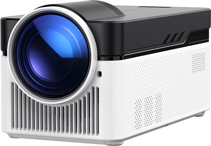 Projektor Magcubic HY450 1080p, 700 ANSI, Android 11, Wi‑Fi 6, 2GB/32GB, bardh e zi