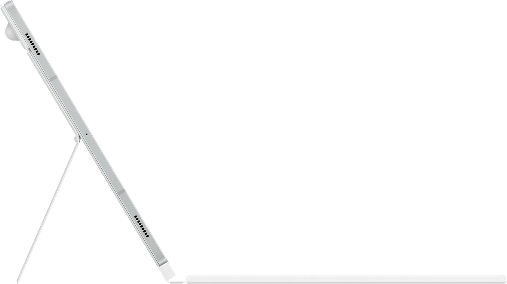 Mbështjellës tastierë Samsung EF-DX825, QWERTZ, gjermanisht, Touchpad, Galaxy Tab S10+ / S9+ / S9 FE+, bardhë