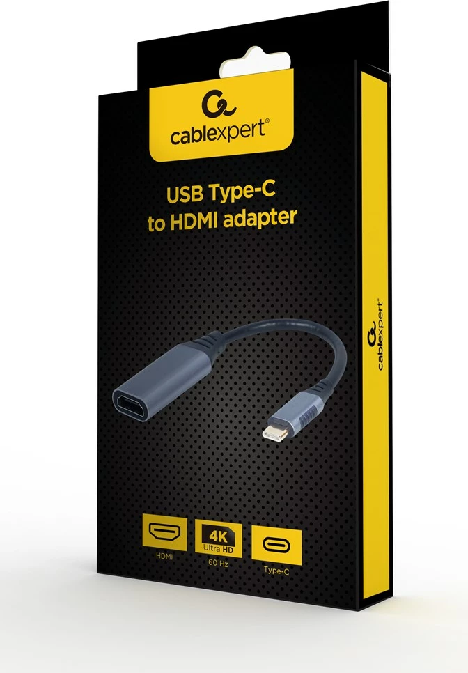 Përshtatës Gembird A-USB3C-HDMI-01 USB, 0.15m, hiri