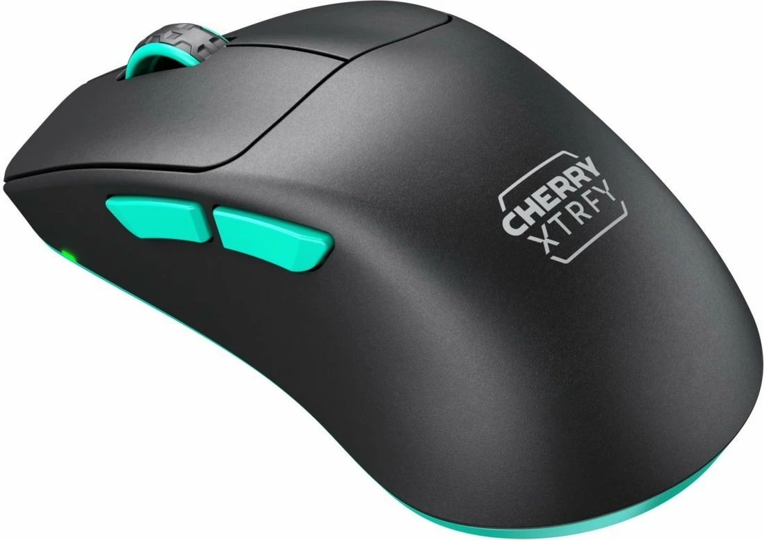 Maus CHERRY XTRFY M64 Wireless, 26000 DPI, i zi, turkuaz