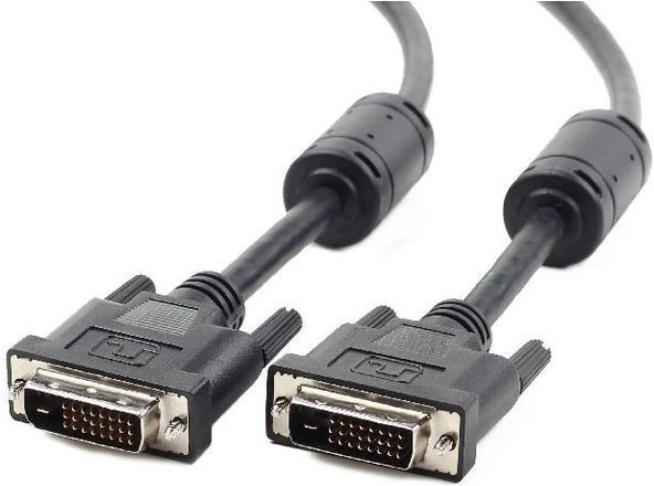 Kabllo DVI-D Dual Link Gembird CC-DVI2-BK-10, 3m, e zezë