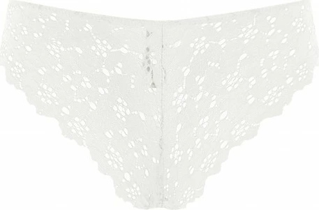 Tanga dantelle Jumeon, ngjyrë ecru