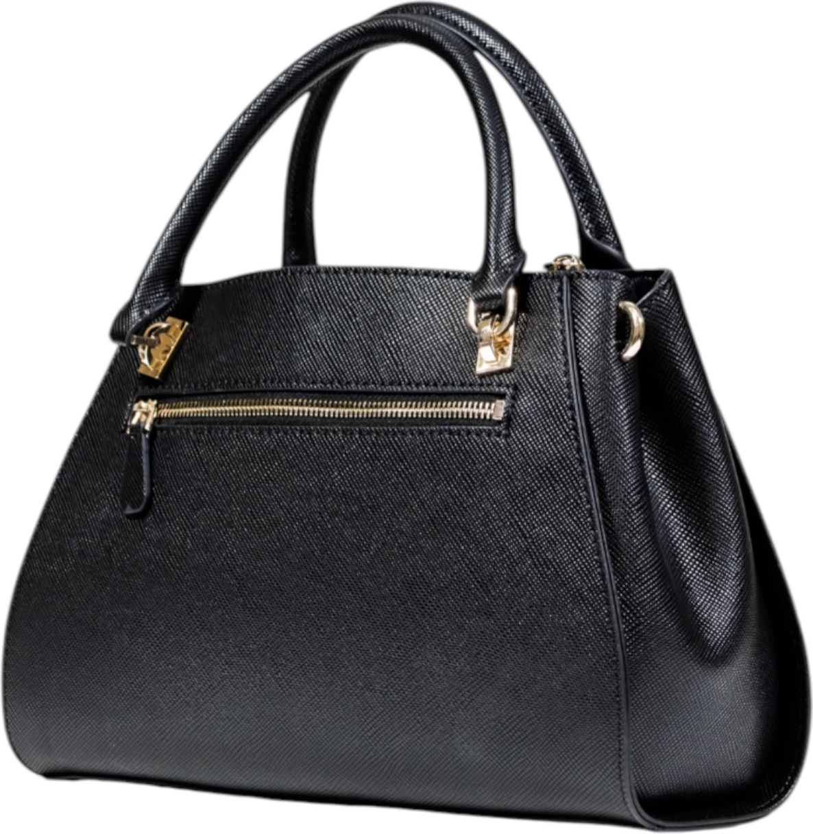 Çantë dore Guess Noelle II Luxury Satchel HWZG96 72070, e zezë