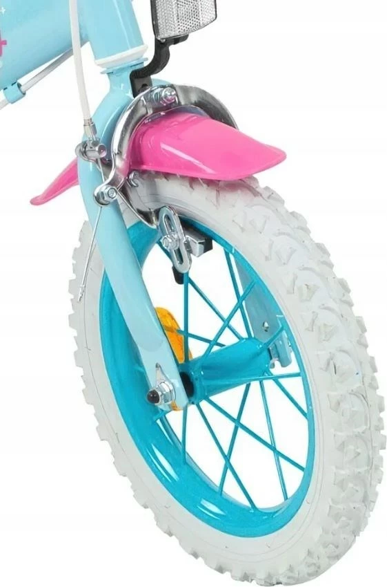 Biçikletë fëmijësh TOIMSA My Little Pony 12", 4 rrota, Rozë/Kaltër