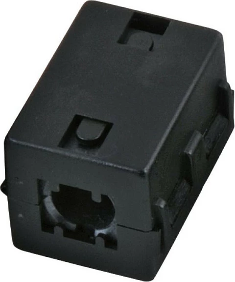 Bërthamë ferriti EFB Elektronik Ferrit-Ringkern 10mm, clip-on, e zezë