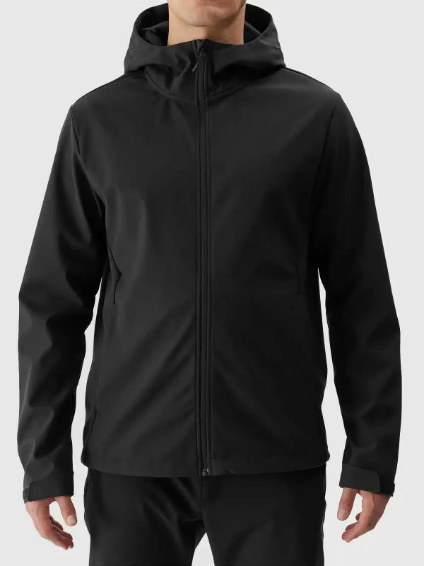 Jakne softshell për meshkuj 4F, e zezë [Madhësia: M]