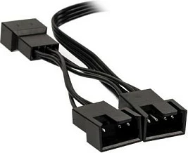 Kabllo splitter PWM për ventilator Kolink 1-në-3, 35 cm, e zezë