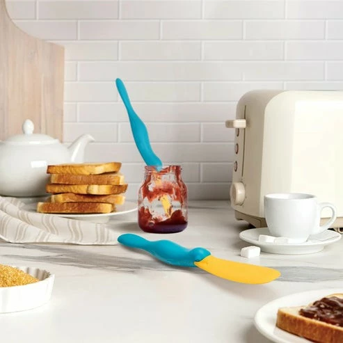 Spatulë OTOTO Splatypus, plastikë, kaltër/verdhe