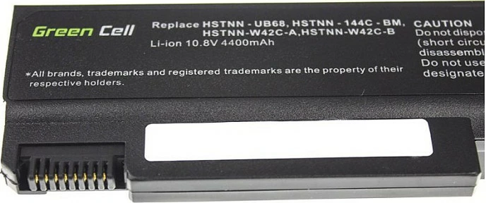 Bateri laptopi Green Cell për HP EliteBook/ProBook 6930/6400/6530/6730, 4400mAh 11.1V, e zezë