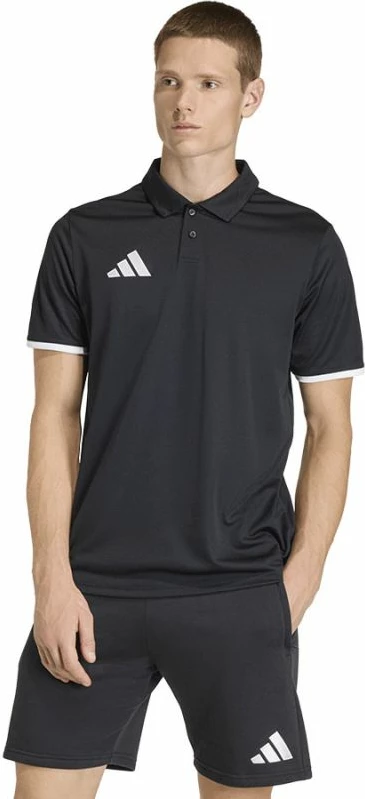 Polo për meshkuj adidas, e zezë