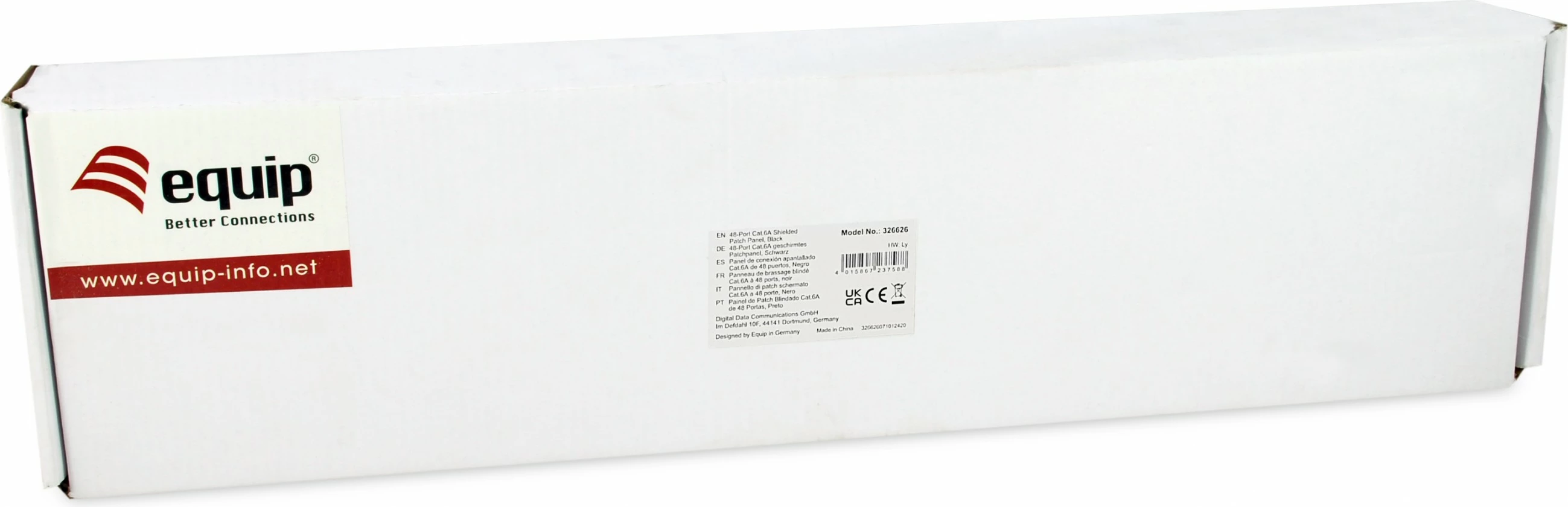 Aksesor rrjeti EQUIP 326626, 48 porta, Cat6a, 10GBase-T, 1U, zi