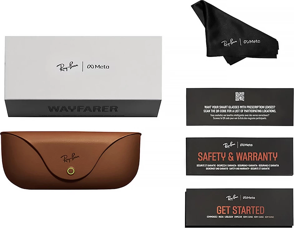 Syze smart Ray-Ban Meta Wayfarer Gen 2 RW4012 (601ST350), 32 GB, kamerë 12 MP, 150/50, Matte Black