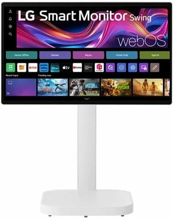 Monitor smart LG Swing 32U889SA-W 31.5\" 4K UHD IPS Touch webOS USB-C i bardhë