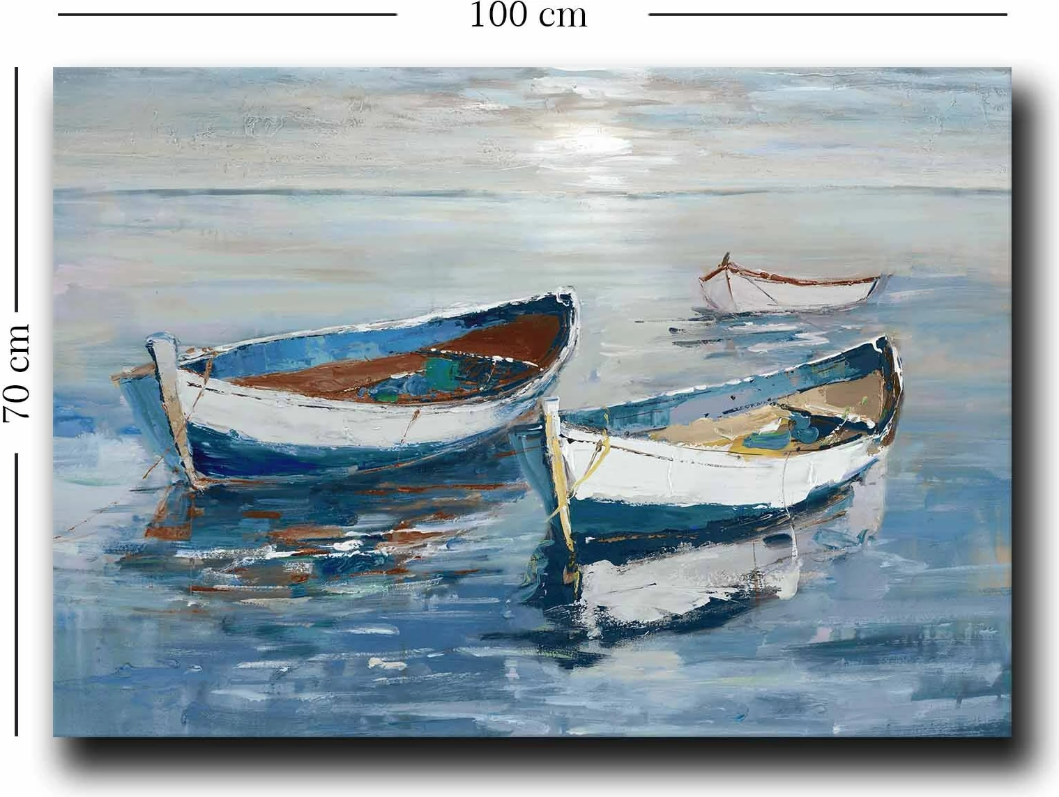 Pikturë dekorative në kanavacë, shumëngjyrëshe, Wallity, 70x100cm