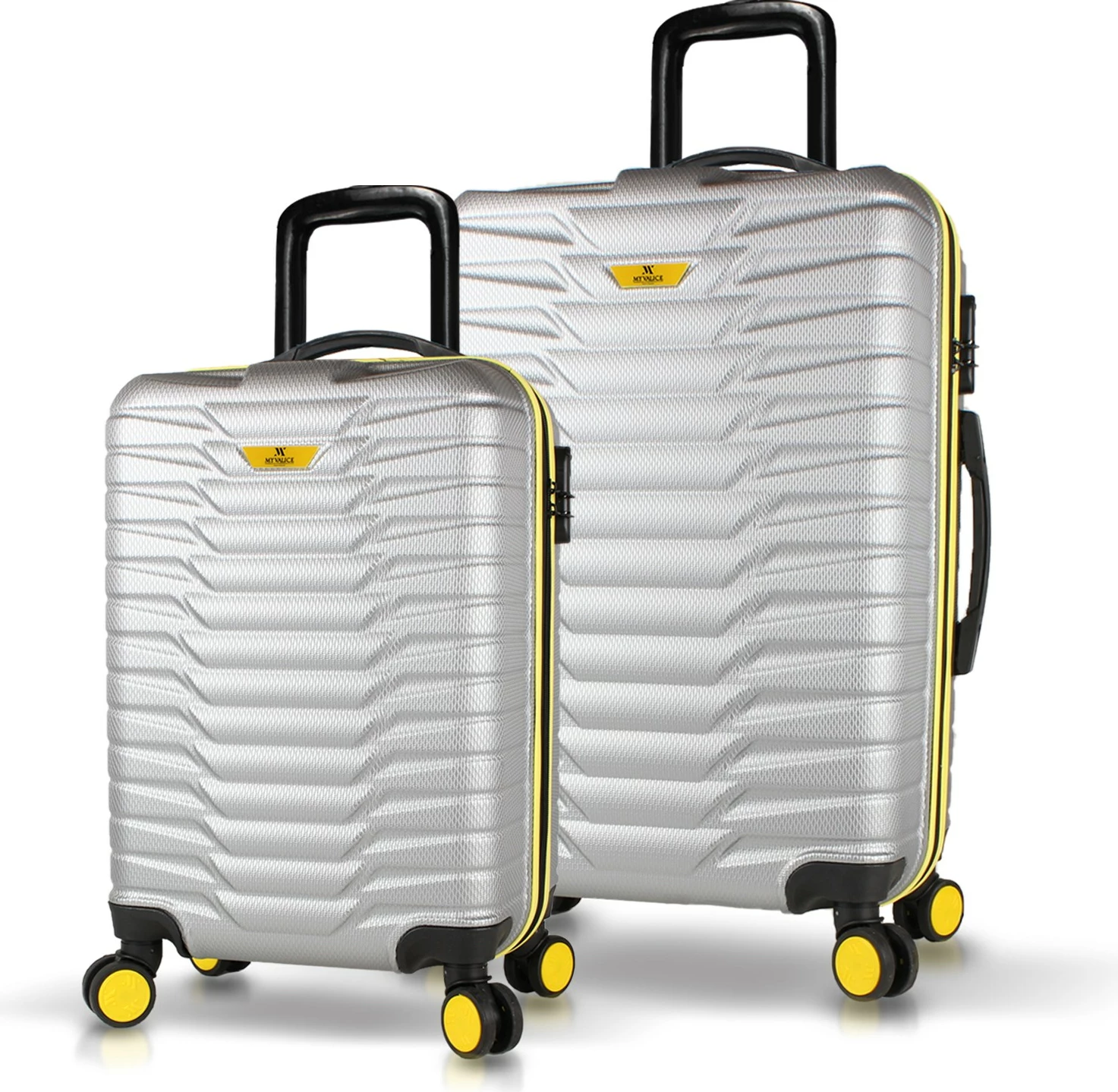 Set valixhesh (2 copë), ngjyrë gri, Zoozie Bags, 5639