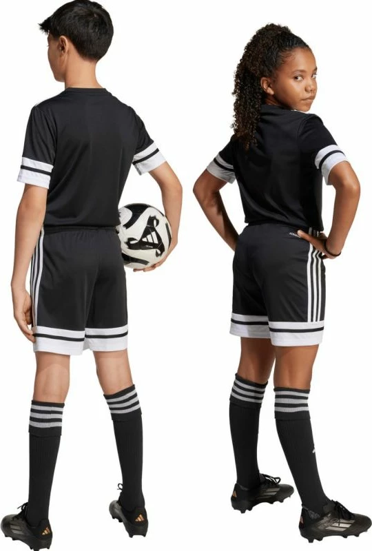 Shorce për fëmijë adidas, të zeza [Madhësia: 116 cm]