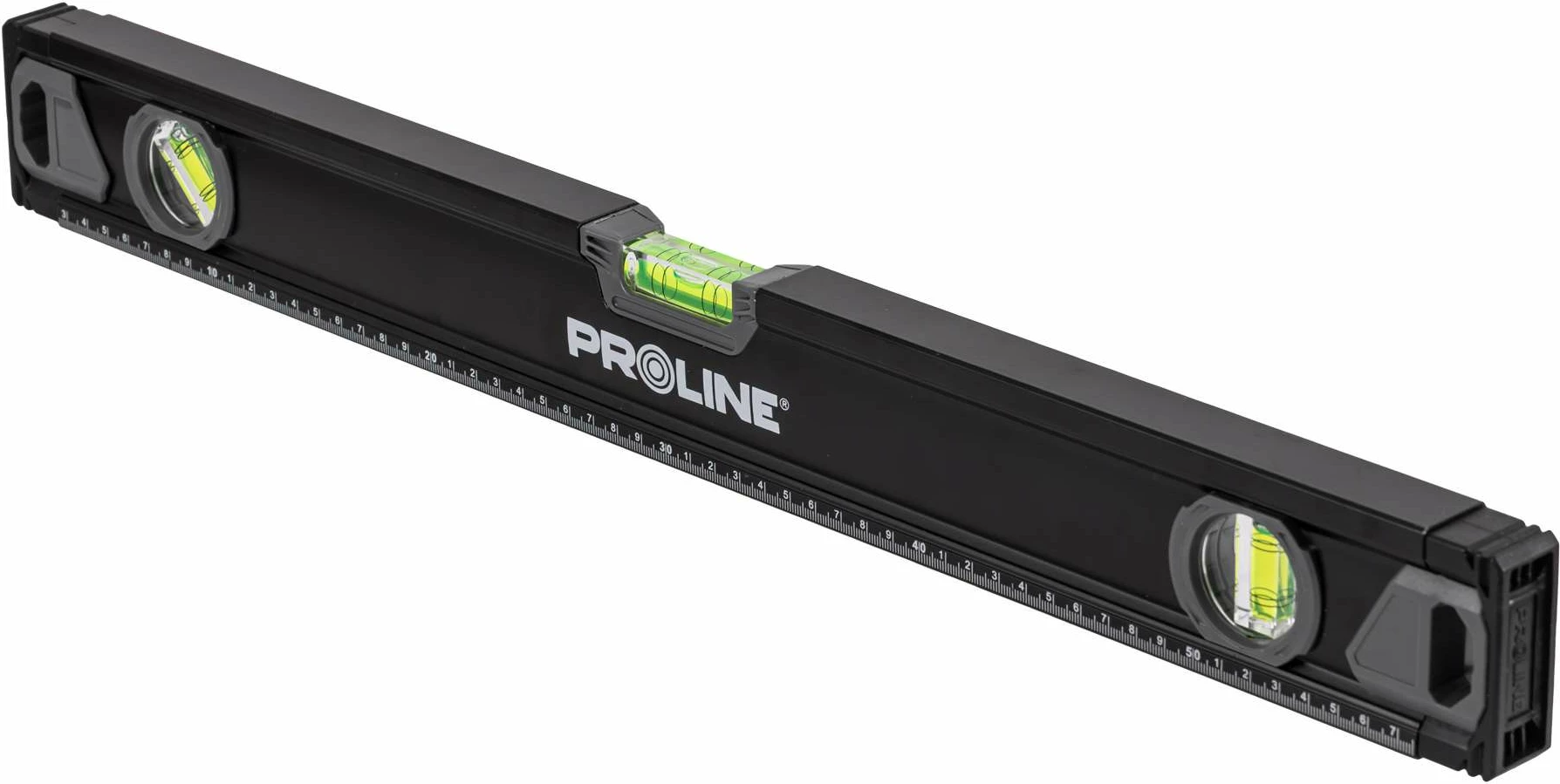 Nivel uji PROLINE 15961, 60 cm, 3 fiole, magnetik, alumin, Premium