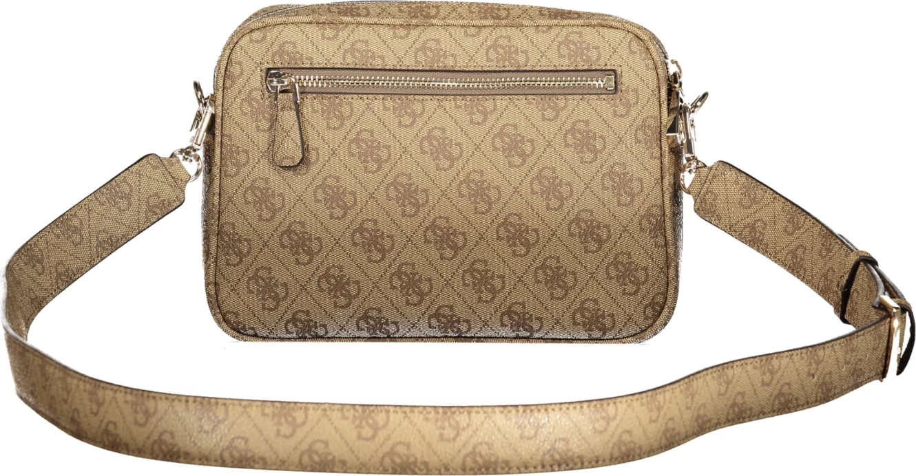 Çantë për femra GUESS JEANS MERIDIAN II, bezhë