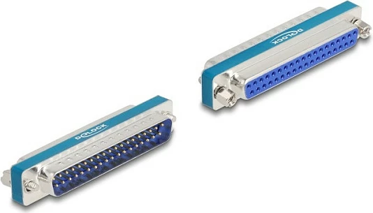 Adapter filtër RF/EMI DeLOCK D-Sub 37-pin mashkull në femër, low-pass, argjendtë