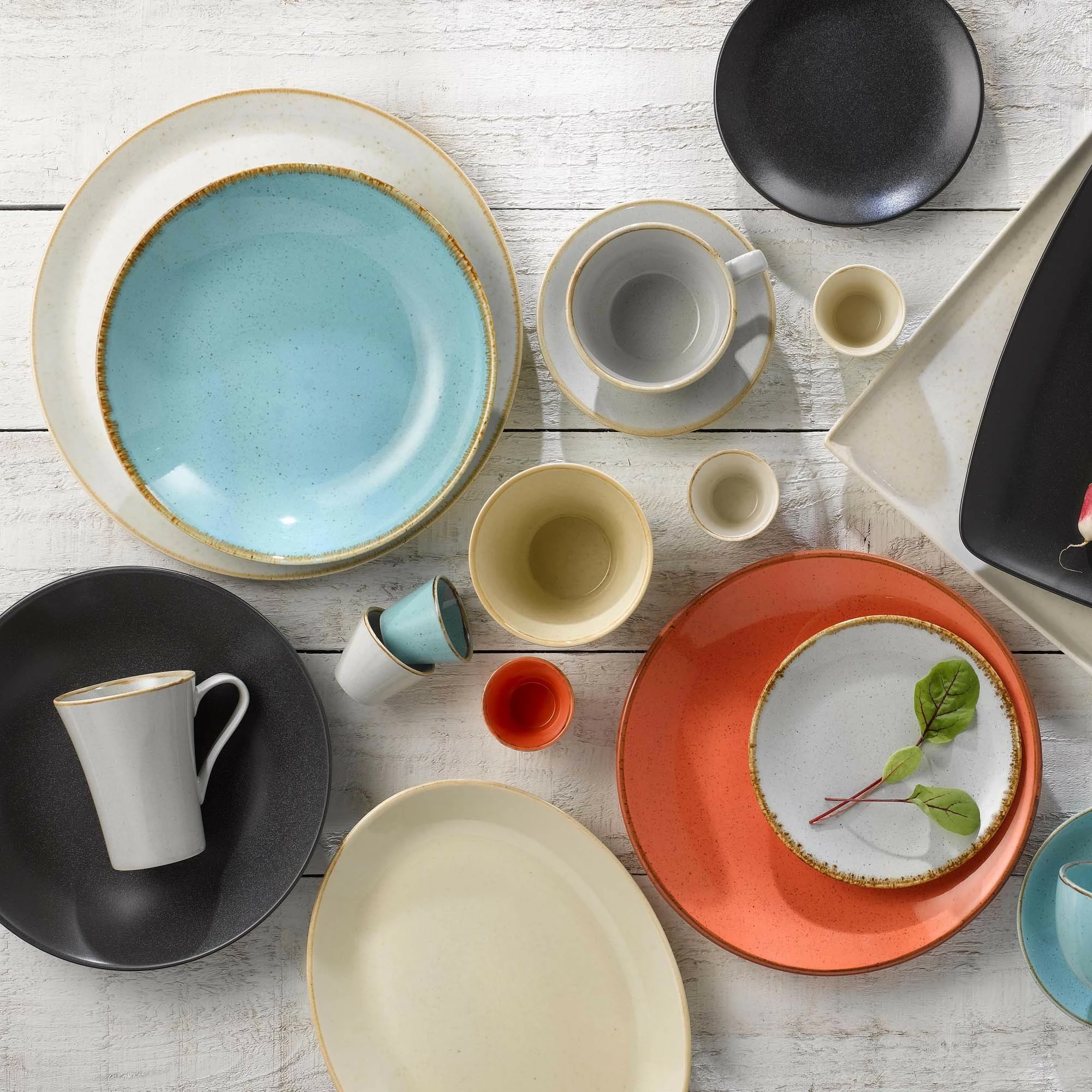 Nënfilxhan porcelani Porland Seasons Laguna Ø160 mm blu, set 6 copë