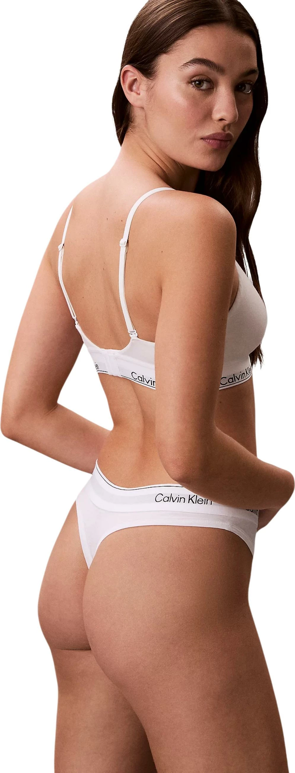 Të brendshme për femra Calvin Klein Underwear LV00QF8834, të bardha/rozë [Madhësia: XS]