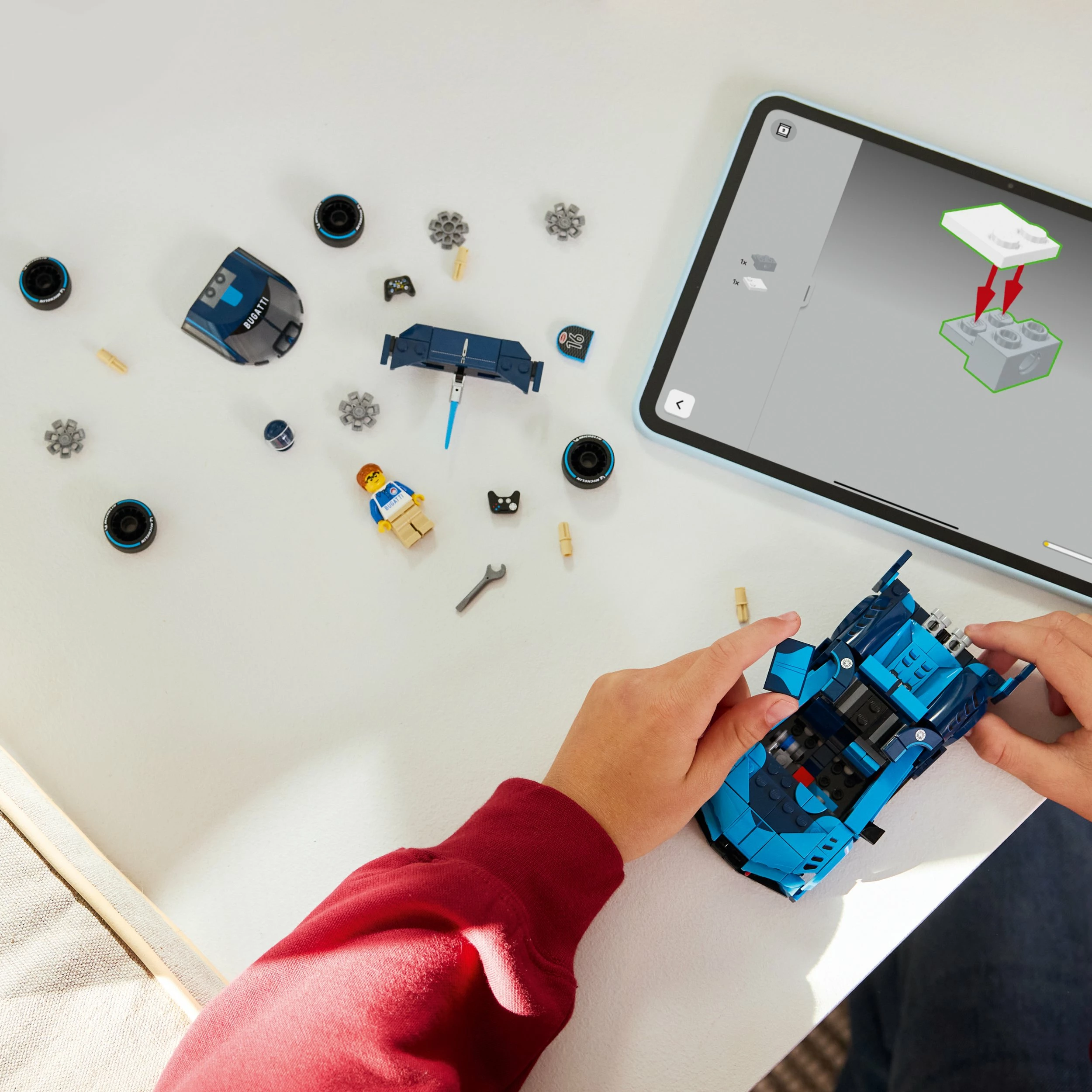 Set LEGO Speed Champions Hypercar Bugatti Vision GT 77253, 284 copë, blu