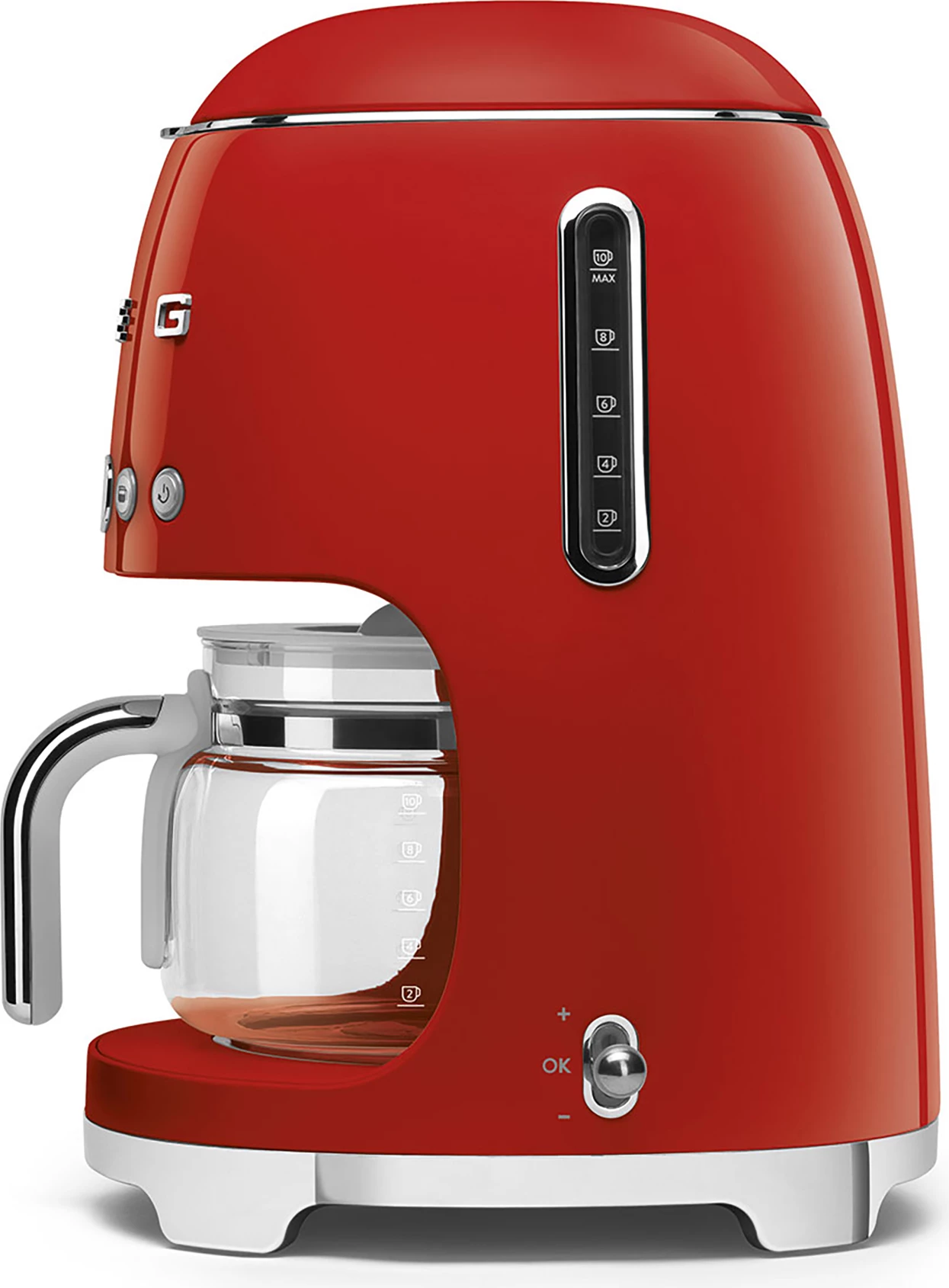 Makinë kafeje me filtër Smeg DCF02RDEU 1.4L 1050W 10 filxhanë e kuqe