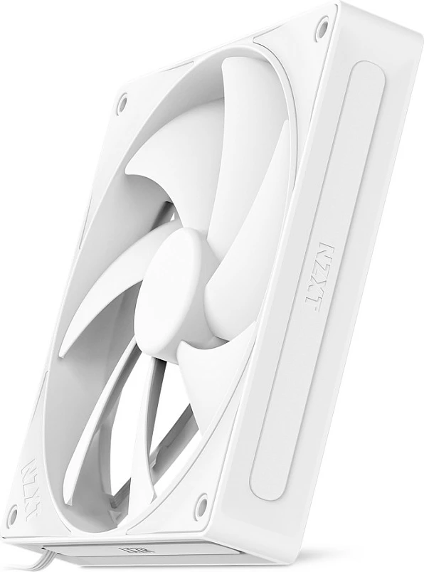 Ventilator për kasë NZXT F-Series F140P, 140mm PWM 4-pin, i bardhë