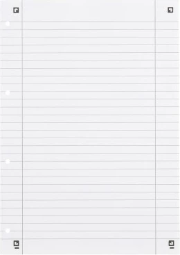 Fletore OXFORD A4, 80 fletë, 90g, portokalli