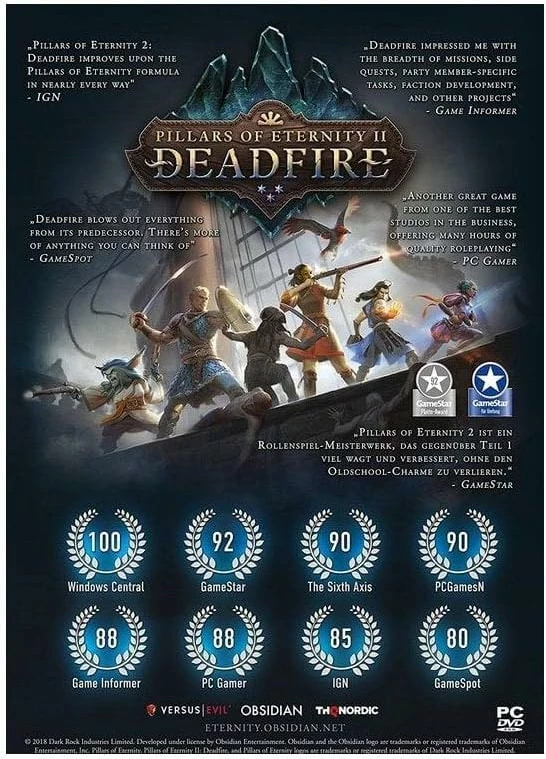 Lojë PS4 THQ Nordic Pillars of Eternity II: Deadfire, PEGI 16