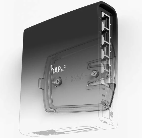 Access point Mikrotik RBD52G-5HacD2HnD-TC, 2.4/5 GHz, 5 porte Gigabit, e zezë