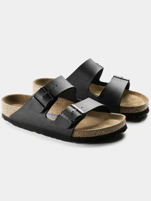 Papuqe Birkenstock, unisex, të zeza [Madhësia: 37]