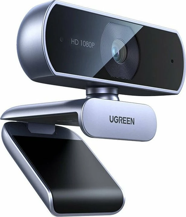 Webcam Ugreen CM678 (15728) Full HD 1080p USB, 85°, mikrofon stereo, argjendtë