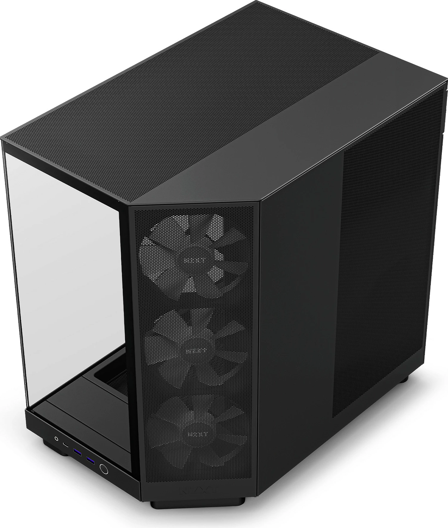 Kasë NZXT H6 Flow RGB Midi Tower, ATX/micro ATX/Mini-ITX, xham i temperuar, e zezë