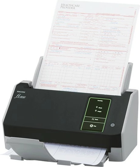 Skaner Ricoh fi-8040, 210 x 297 mm, 600 x 600 DPI, 24 bit, 8 bit, 40 ppm, 80 ipm