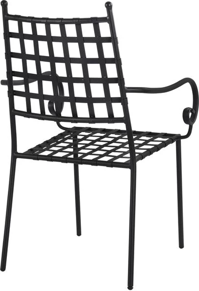 Karrige metalike FH5171.11 ngjyrë e zezë 57x60x92 cm