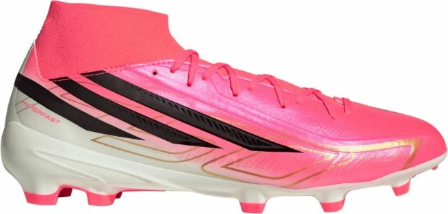 Atlete futbolli adidas F50 Hyperfast League Mid FG KJ6714, rozë