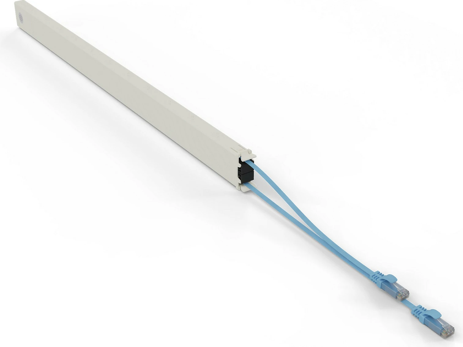 Kasetë kabllo LAN PATCHBOX patchbox.one, Cat6a, 2.5 m, RJ-45, PoE++, blu