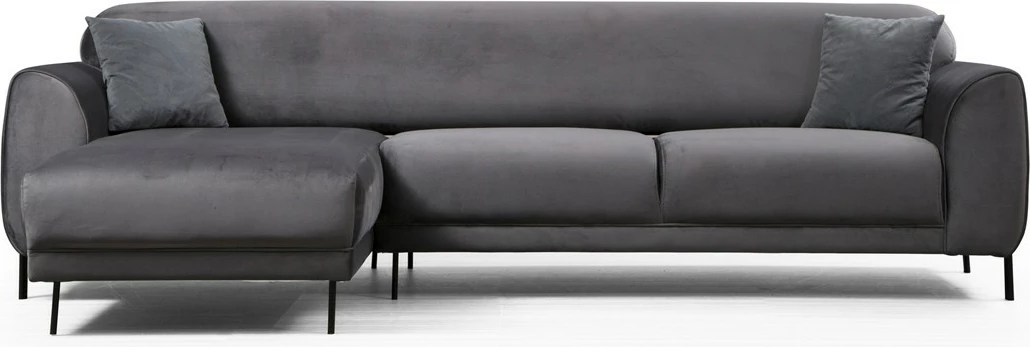 Kënd divan-krevat Atelier del Sofa, këndi majtas, anthracite