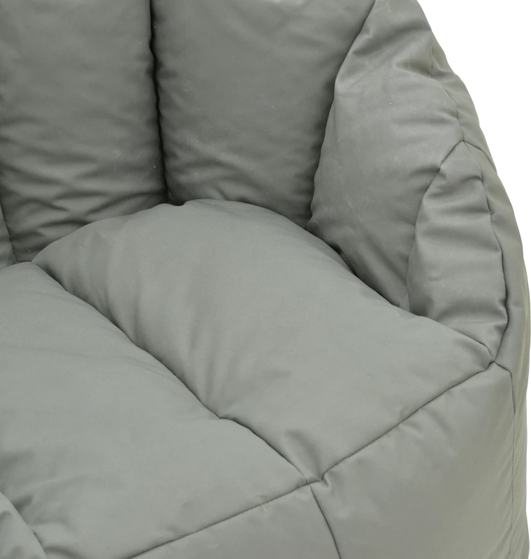 Puf Kerlon i papërshkueshëm nga uji, ngjyrë gri, D80x65cm