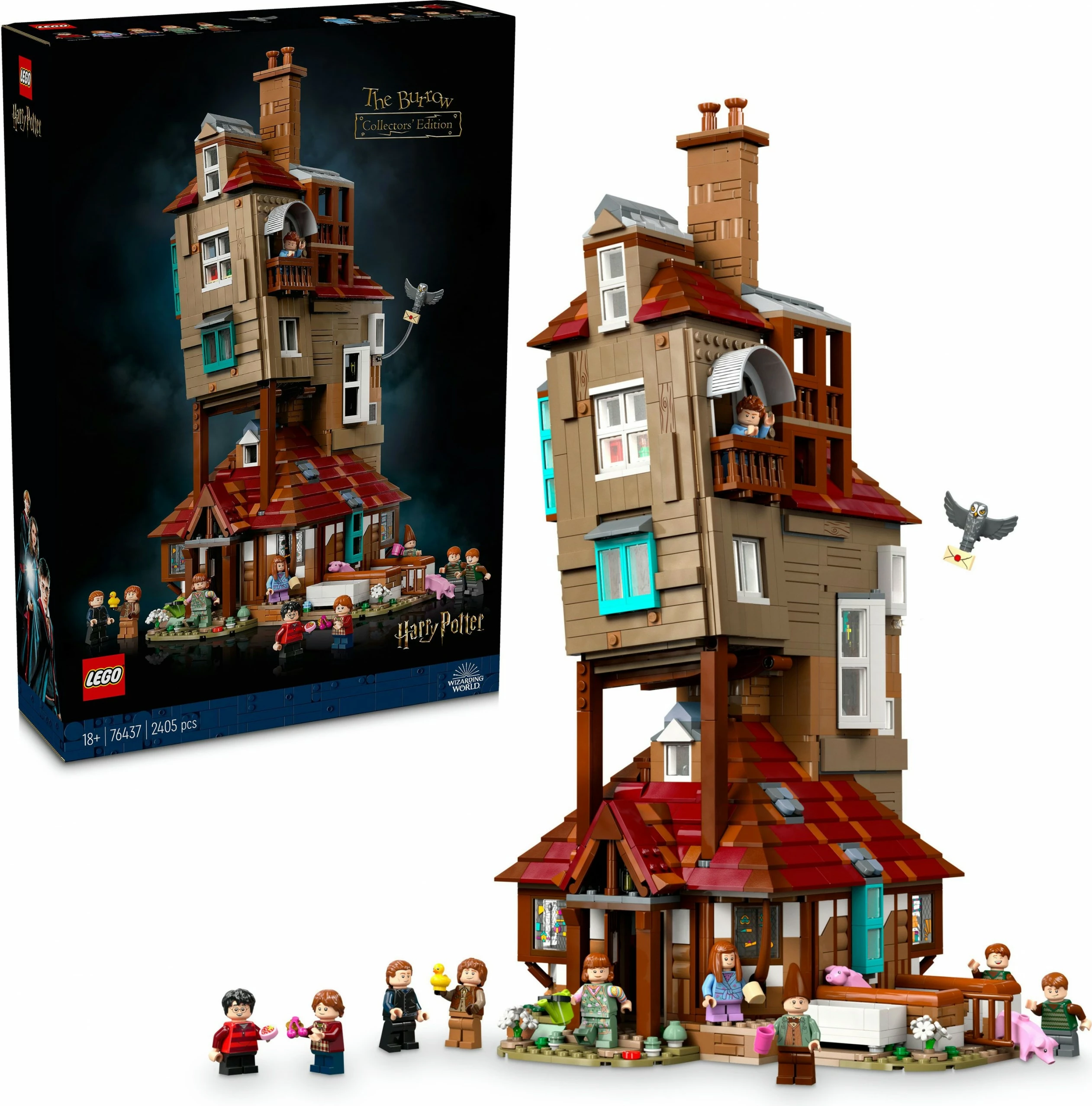 Set ndërtimi LEGO The Burrow, Koleksionist, 2405 pjesë, shumëngjyrësh